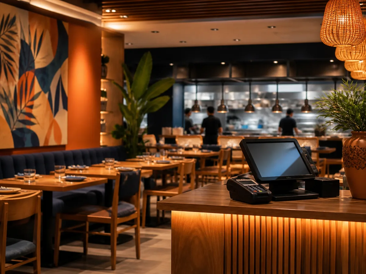 Restaurante com ponto de venda